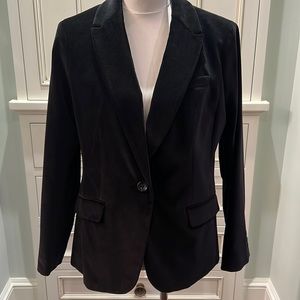 Black Velvet Blazer Sz 10 - Excellent Condition